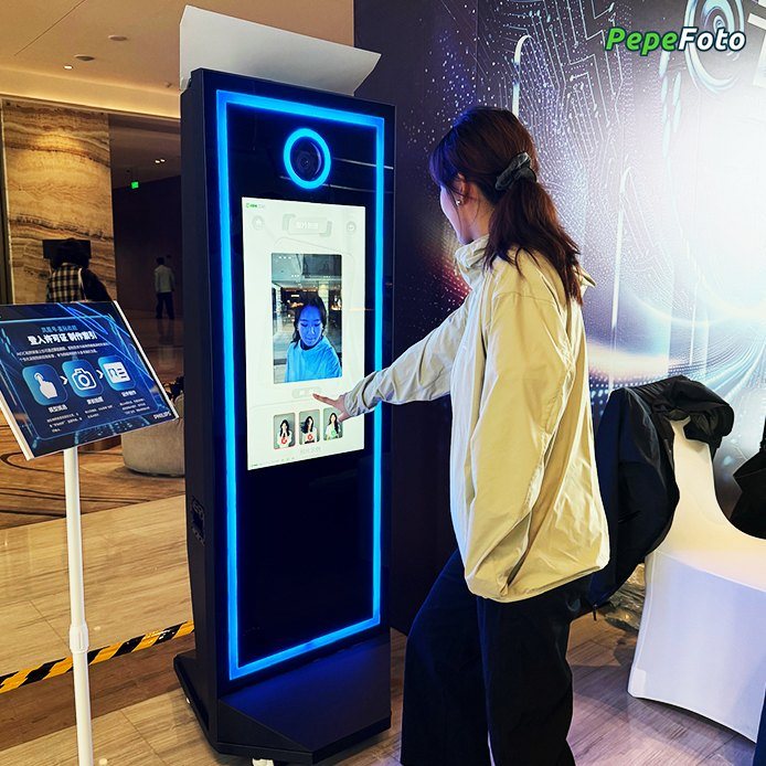 PEPE M 拍照亭现场 / PEPE M photo booth in use